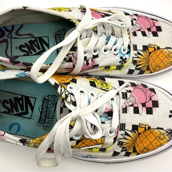 Vans SpongeBob SquarePants Airbrush Sneakers US 8 Women's 6.5 Men's - Picture 11 of 12
